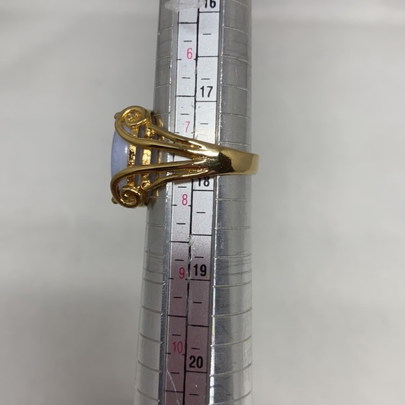 Sterling lace agate ring - Picture 11 of 11